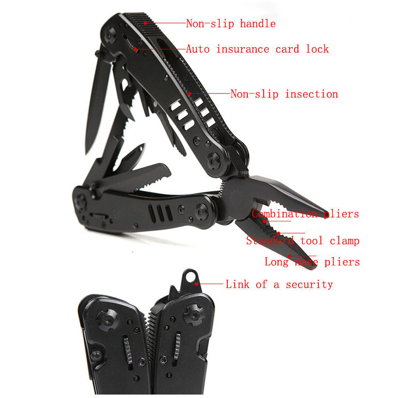 Multi-functional Pliers Clamp with a Set Combination Stainless Steel Outdoor