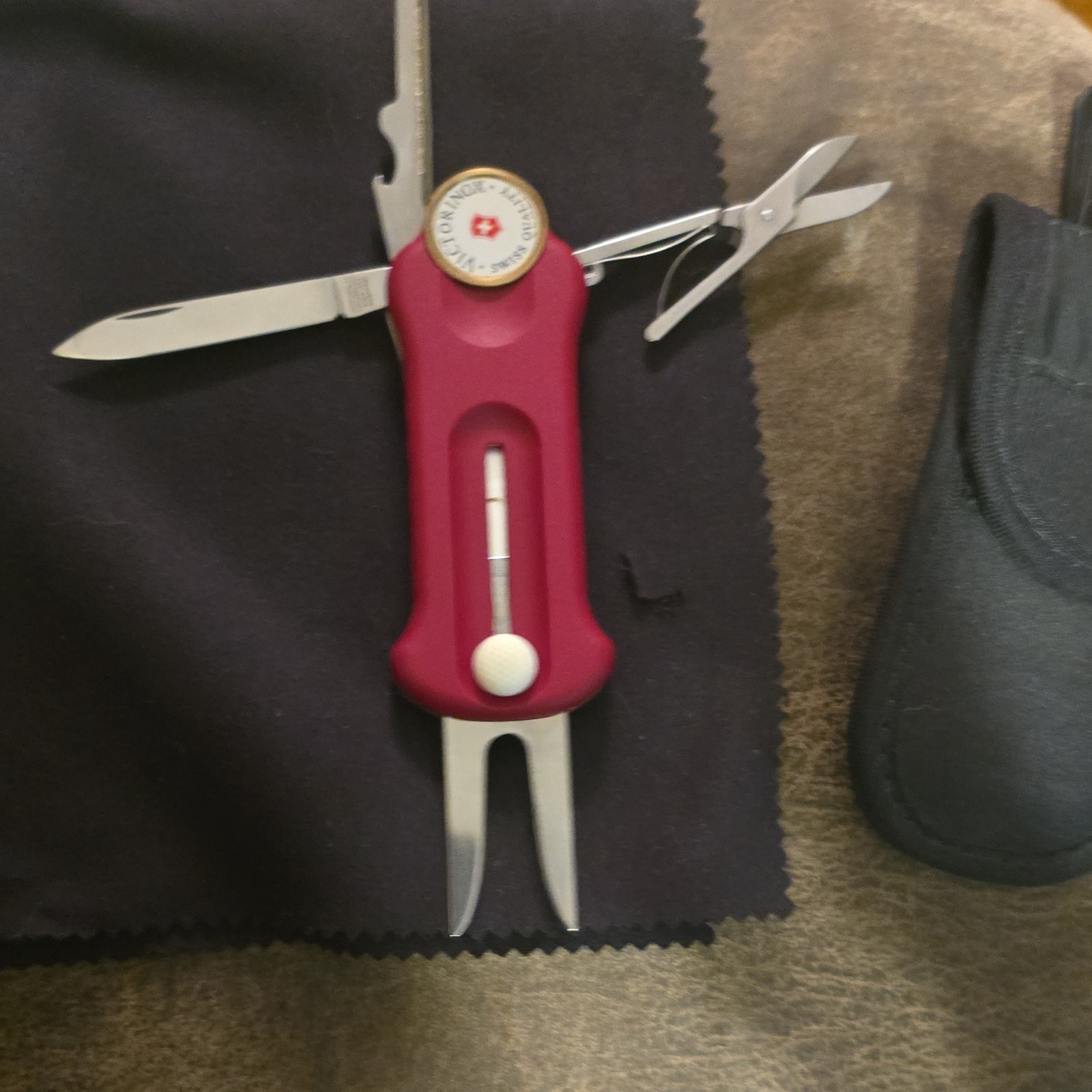 Victorinox SwissTool Spirit X Red 8-Tool Multi-Tool Knife/Scissors w/ Sheath