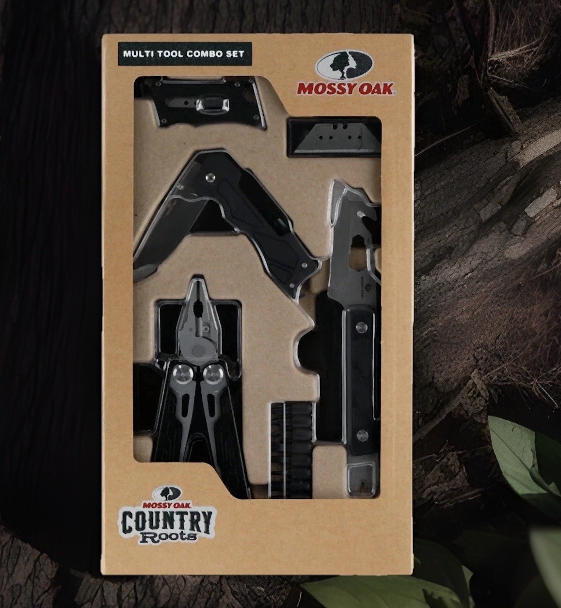 NIB Mossy Oak 4-Piece Multi Tool & Knives Set