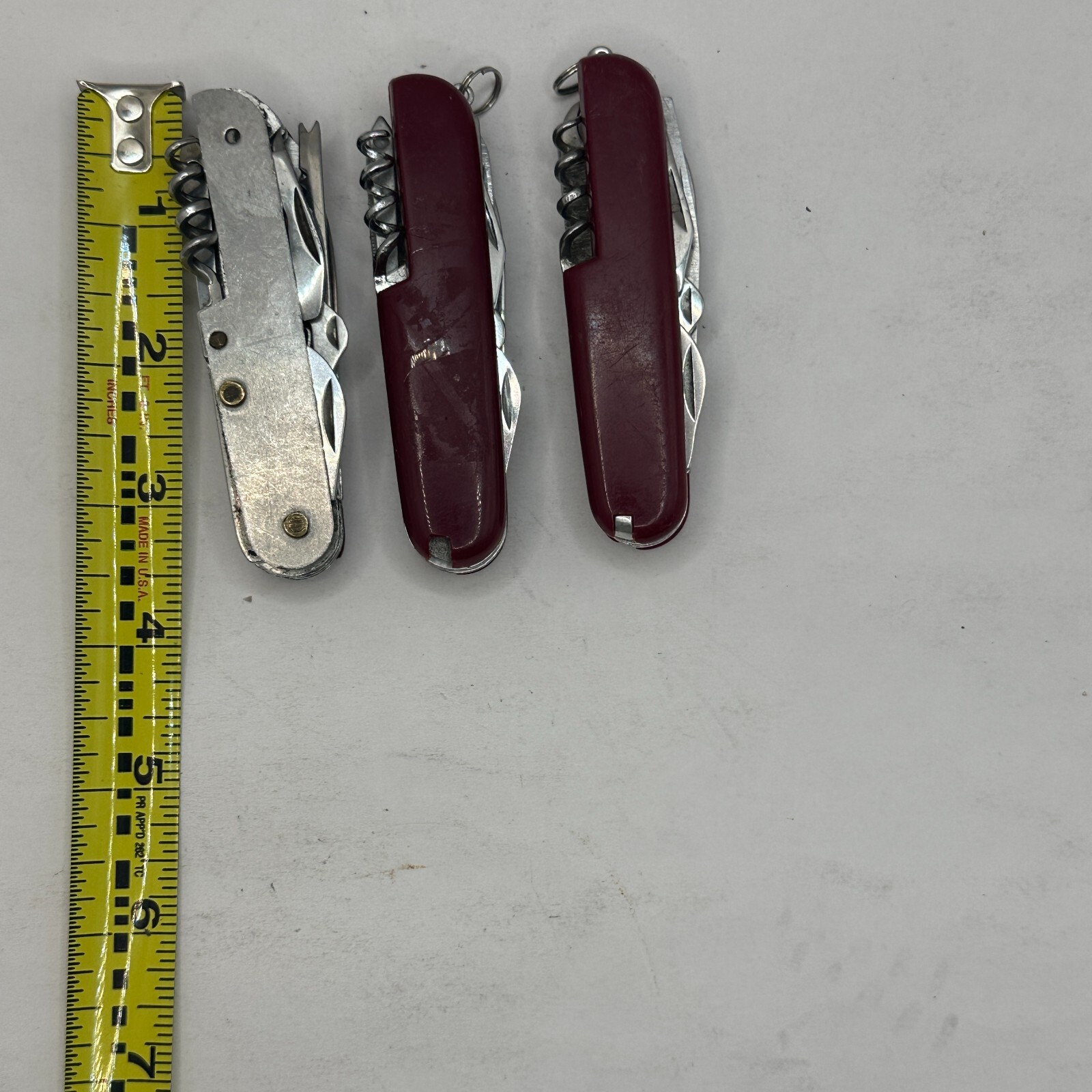 Superior Multi-Tool Pocket Knife Multi-Purpose with 8 Functions in Box LOT OF 3