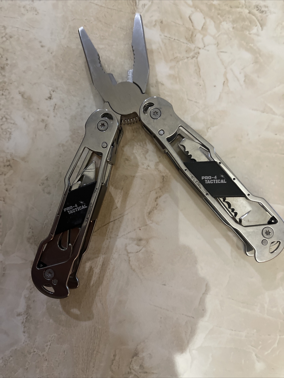 PRO-4 TACTICAL 12 IN 1 MULTI-TOOL PLIERS/ W NYLON SHEATH New In Box Free Ship