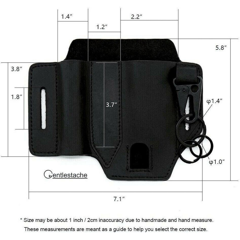 PU Leatherman Sheath Multitool With Pen Holder Sheath EDC Pocket Organizer Molle