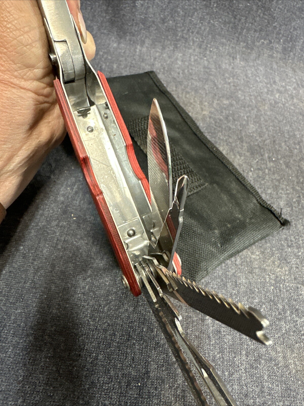 Stansport Emergency Camper’s Multi-Tool Hammer, Ax, Pliers, Saw, Knife, Screwdri
