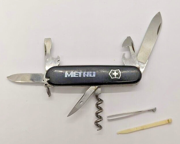 Victorinox Spartan “Metro” Black 91mm 2 Layer Multi Tool Swiss Army Knife