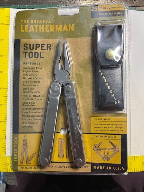 Collectible ‘98 Leatherman Original Super Tool Multitool Sheath Sealed