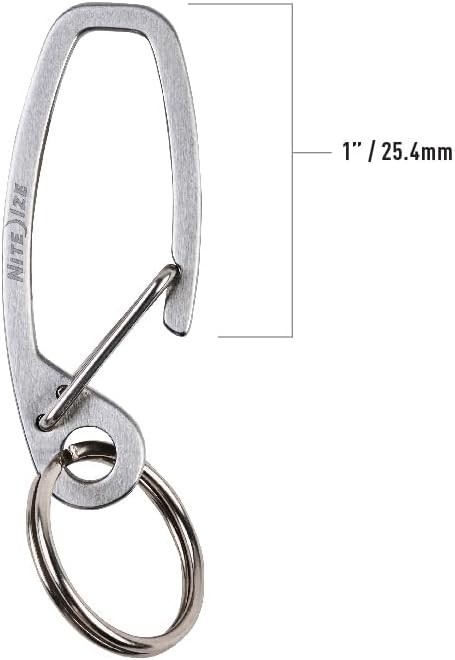 Nite Ize Deep Pocket Key Carabiner Locks onto Pockets and More
