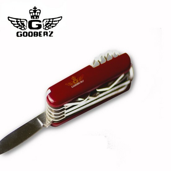 New Gooberz 10 in 1 Stainless Steel Multipurpose Multitool Folding Pocket Knife