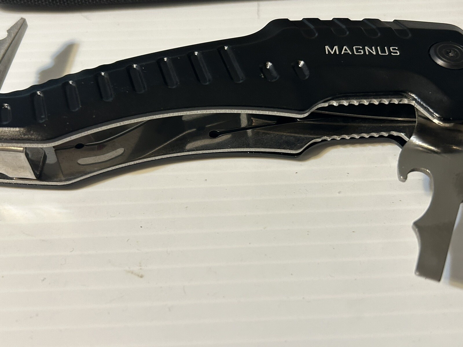 Kilimanjaro Magnus 9-in-1 XL Multi-Tool Folding with Snap Pouch New Never Used.