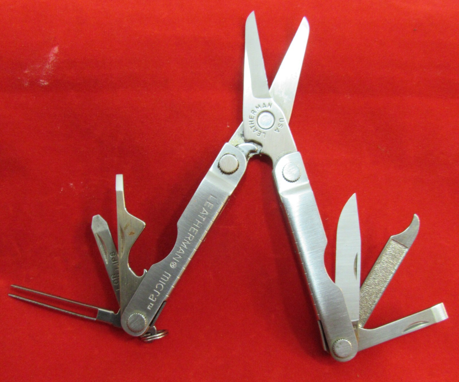 LEATHERMAN MICRA-USA Stainless Multitool Hiking Camping Fishing