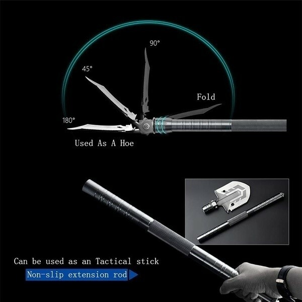 23 in 1 stainless steel Outdoor camping offroad purpose folding shovel express