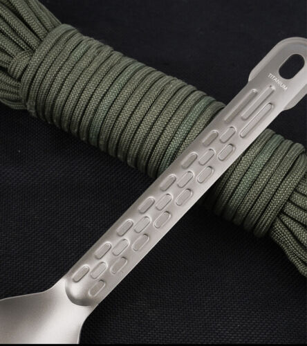 Pure Titanium Spoon / Fork Spoon Tableware Outdoor Travel Portable Meal Tool EDC