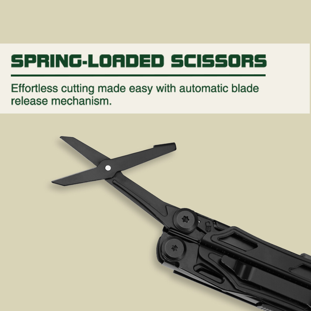 MOSSY OAK 19-in-1 Stainless Steel Multi Tool Plier Folding Pocket Survival Tools