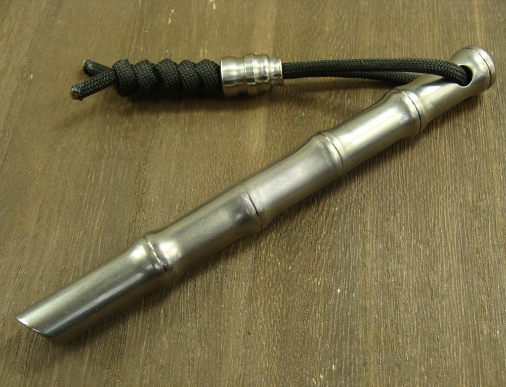 Solid Titanium Pocket stick tool Lanyard bead anti-allergy XH450A