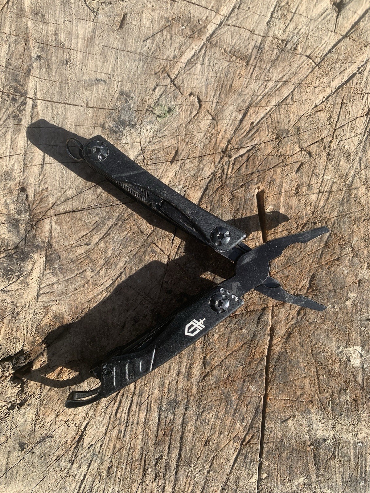 Gerber Dime Black 12-Tool Keychain Multi-Tool Pliers Knife 1.8in SS