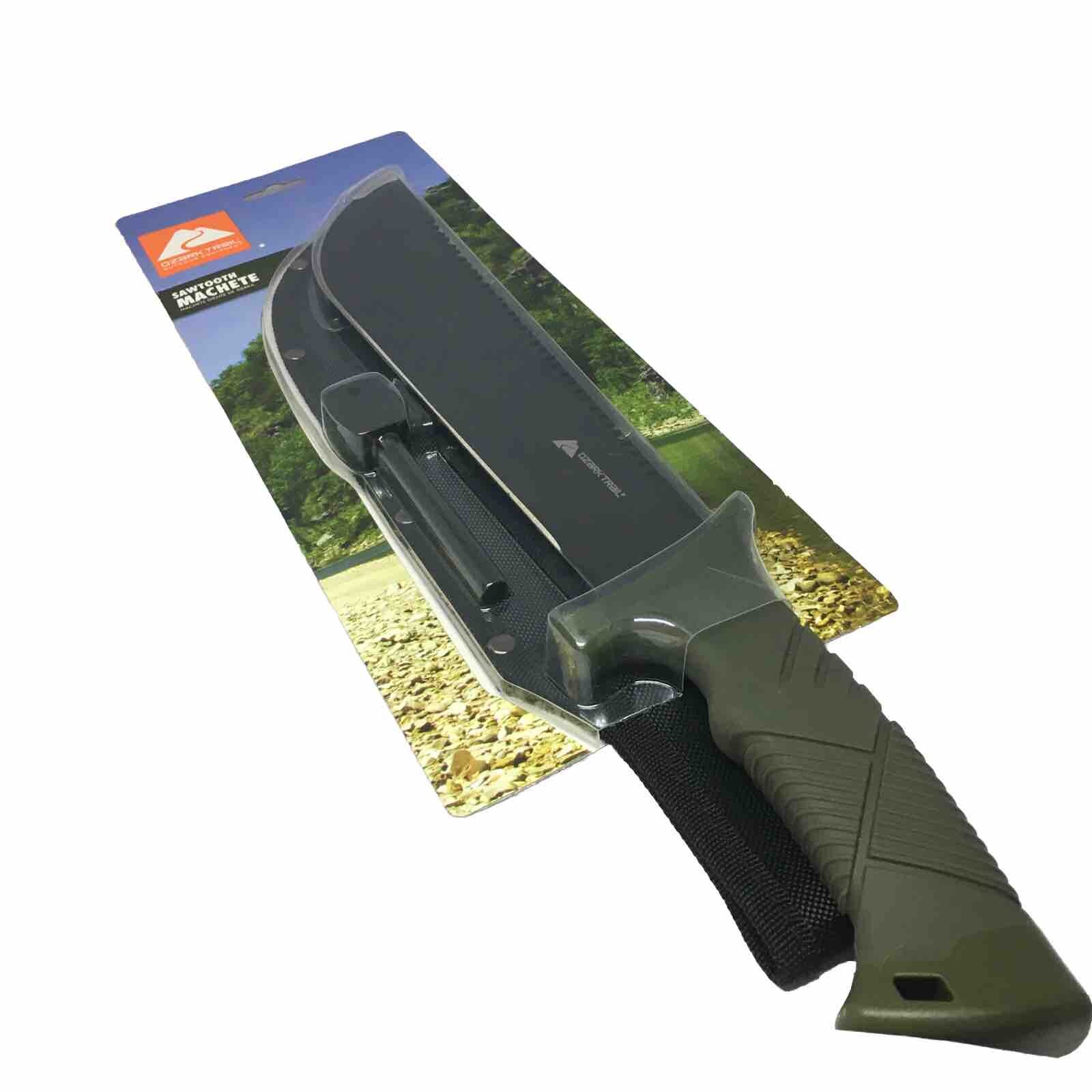 Machete With Saw Teeth 10” Fire Starter Model 5031 Ozark Trail – NEW Ships Fast