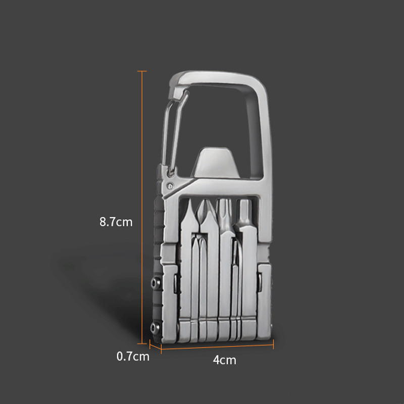 Outdoor Stainless Steel Multi Tools Card Bottle Opener Keychain EDC LittleHelper