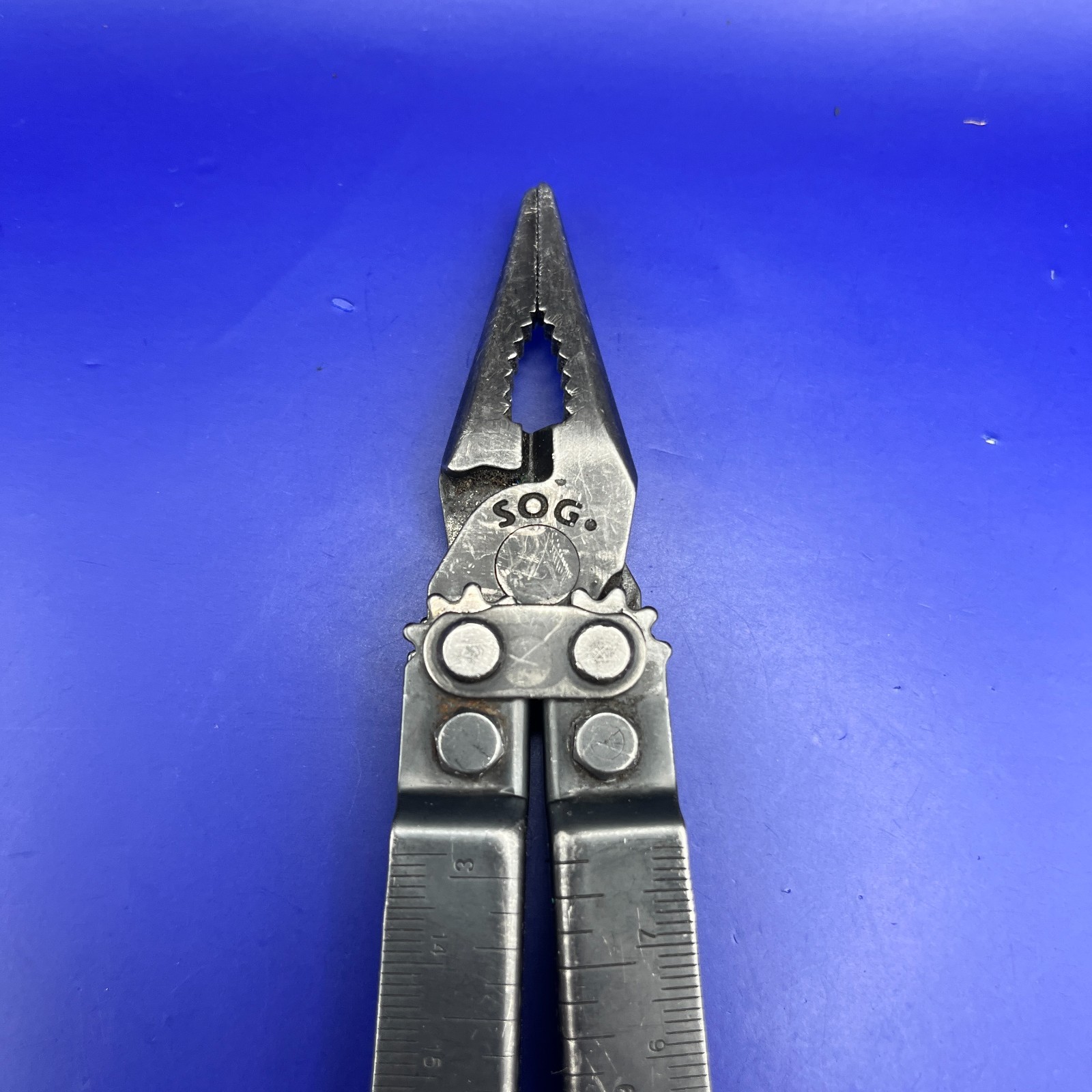 Vintage SOG Power Plier Multi Tool Black Oxide