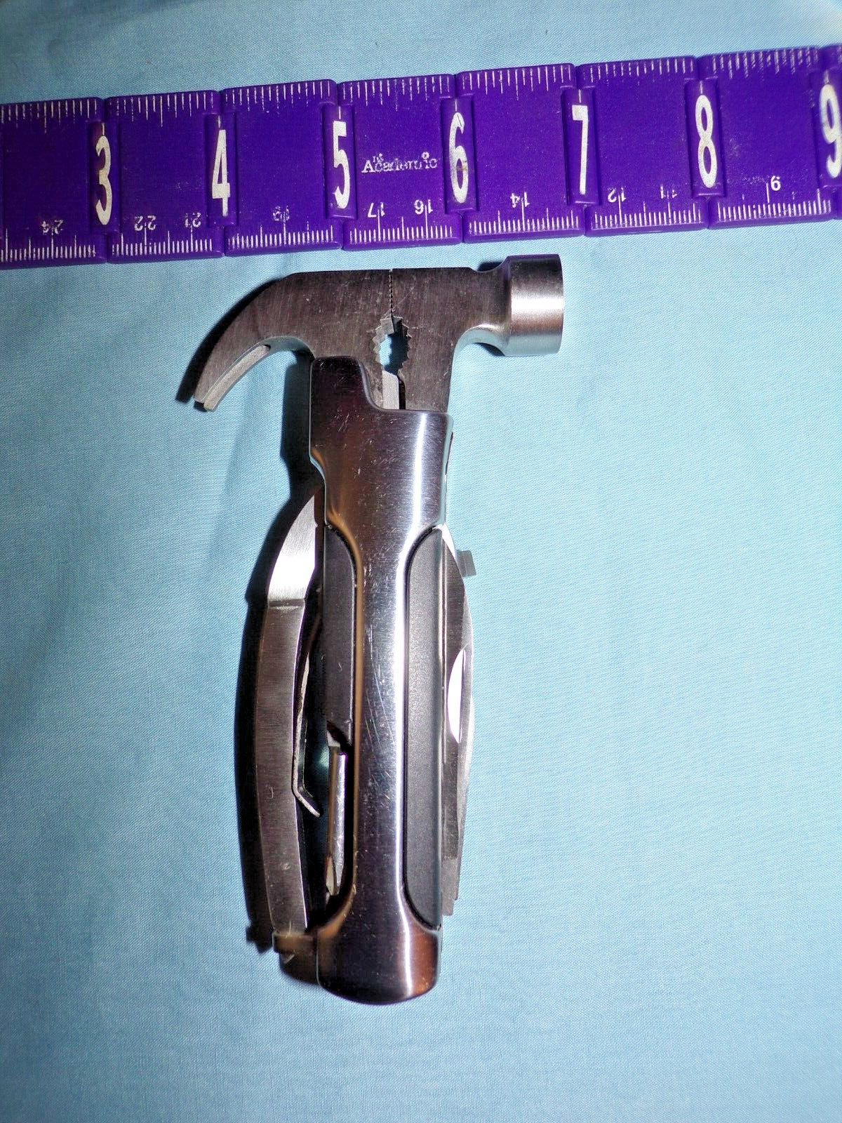 Hammer Multi Tool Pliers FLAT & PHILLIPS SCREWDRIVER KNIFE SAW BOTTLE OPENER CUT