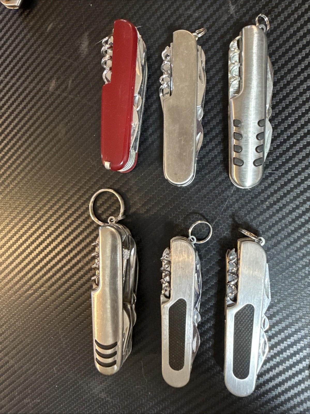 6 Multi Tool Folding Pocket Knife Outdoor Survival Compact Multitool