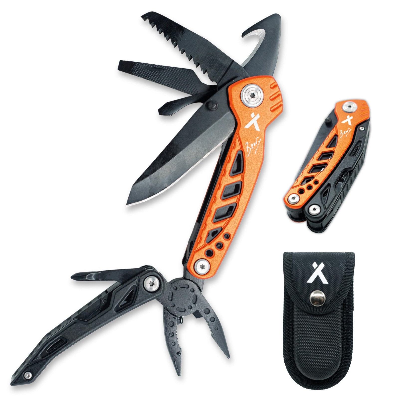 Utility Tool by , Multitool Pocket Knife For Camping, Hiking, EDC and Surviva…