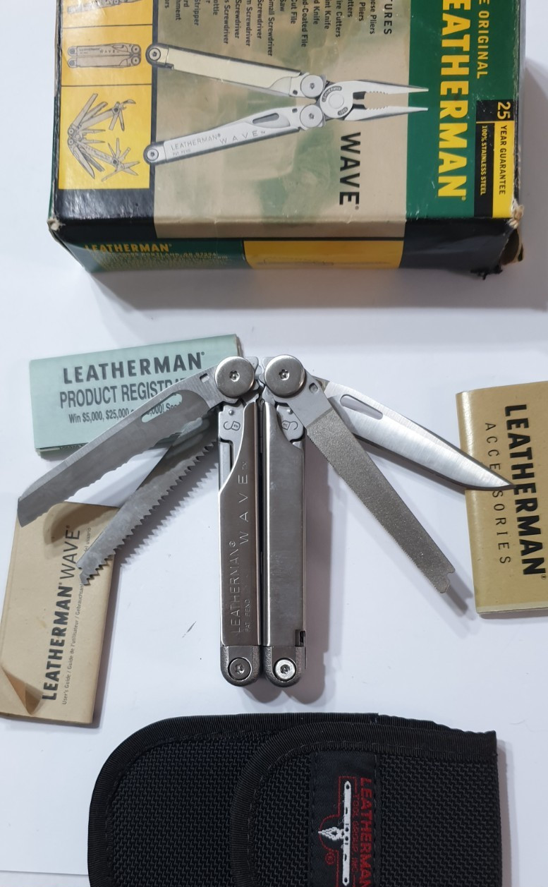 🔥🔥 Leatherman Original Wave OG New Retired Very Rare Box Collectable Pat Pend