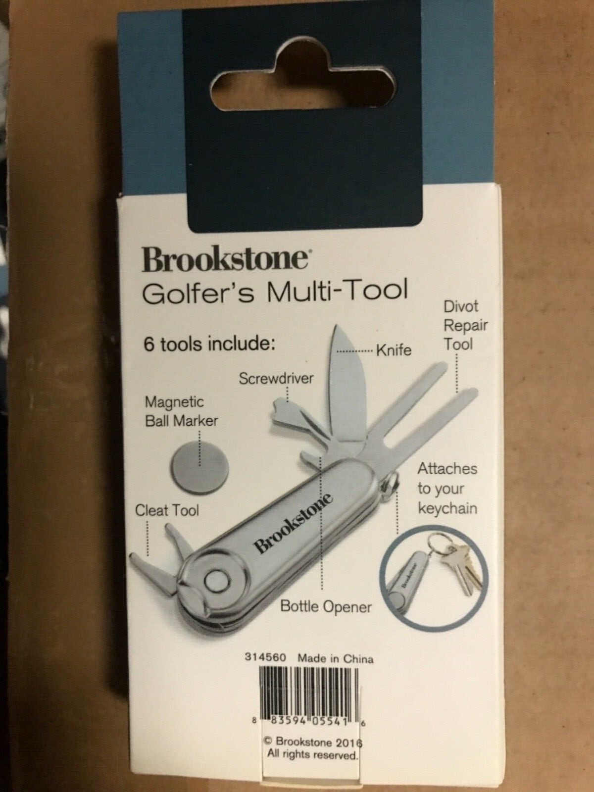 Brookstone Mini Multi tool Knife & Pliers Tool Set Survival & Outdoor Activities