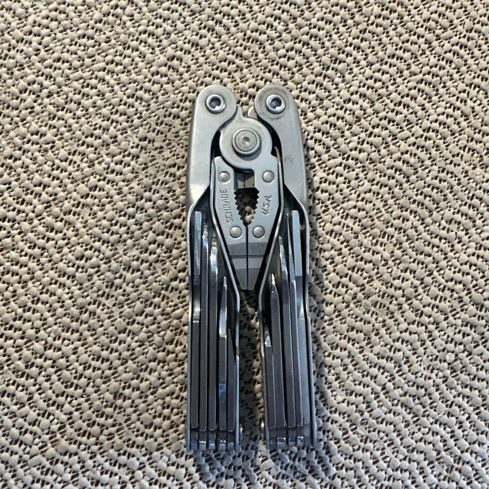 Schrade Tough-Tool Multi-Tool Pliers Knife with Leather Sheath! Made In USA!!!