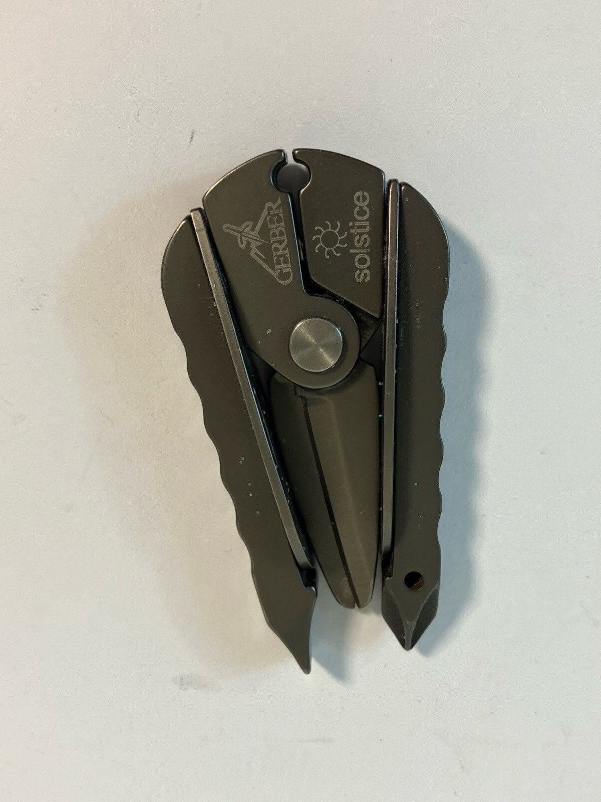 Vtg 2000s Gerber Solstice 2.37″Stainless Steel Multi Tool FoldingPocket Knife