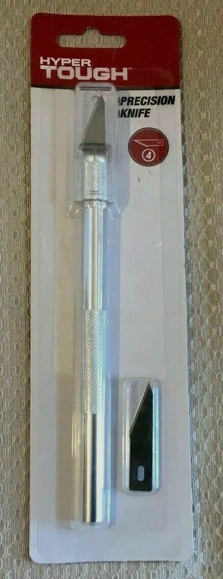 Hyper Tough Precision Knife w/ 4 Refill Blades New