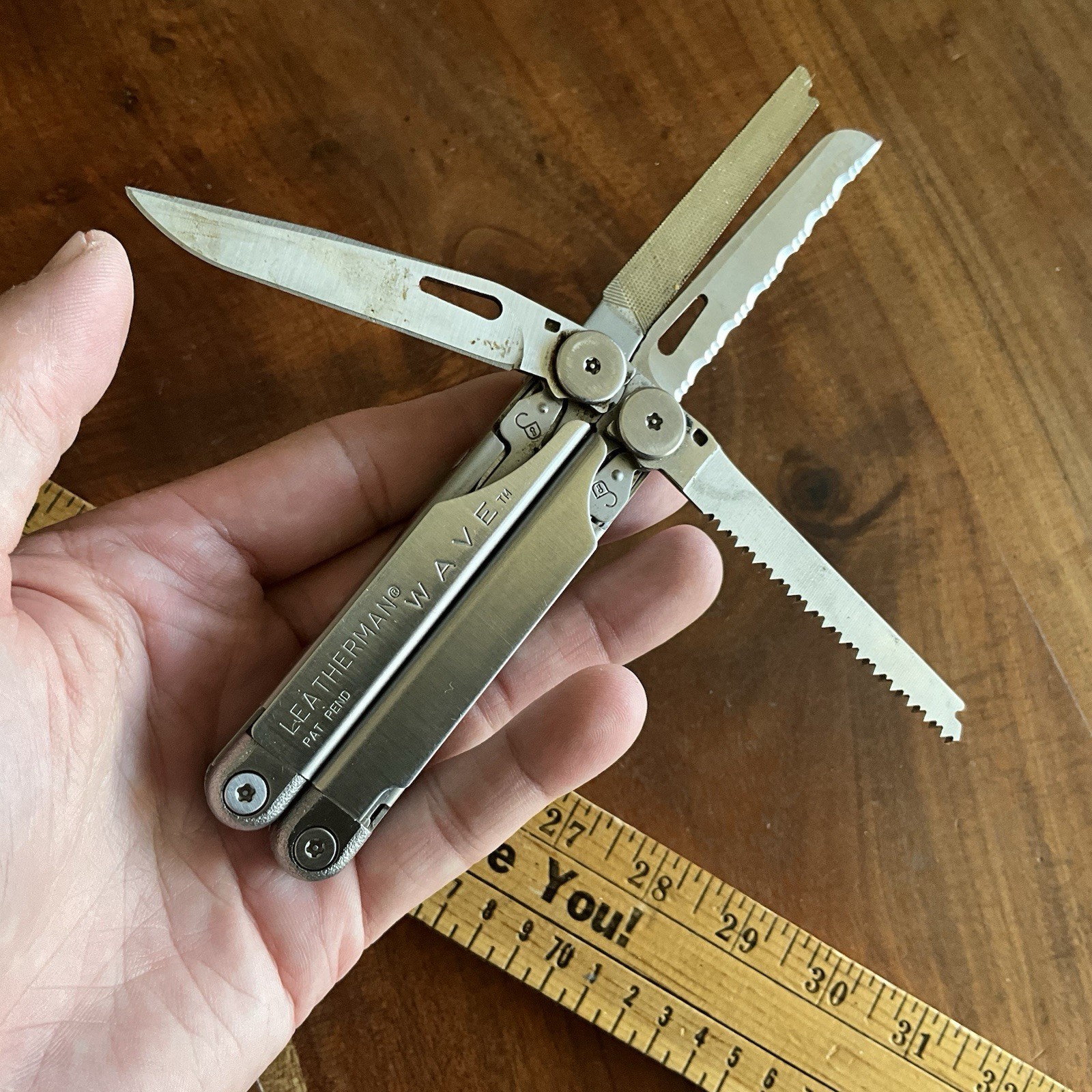 Leatherman Original Wave Vintage Multi Tool HUMMER Logo print Made in USA
