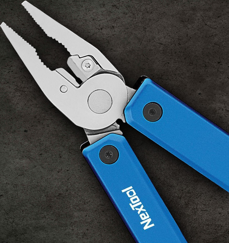 NexTool Gemini Multi Tool Blue Several Integrated Essentials With Storage Case