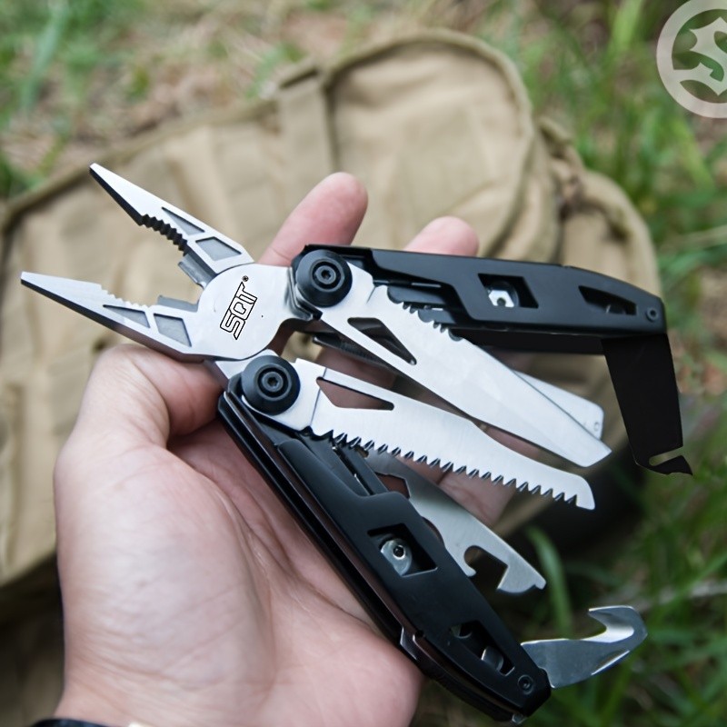 18 in 1 Stainless Steel Folding Multitool Pliers Pocket Knife Camping Multi Tool