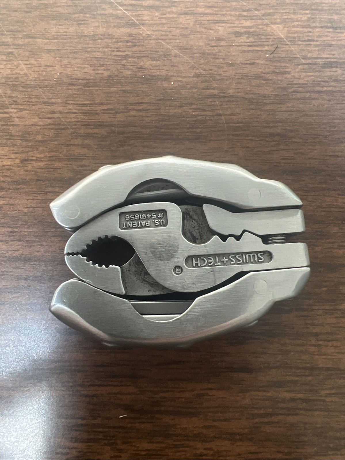 SWISS+TECH ST50016 Polished Stainless Steel 9-in-1 Micro Pocket Multitool
