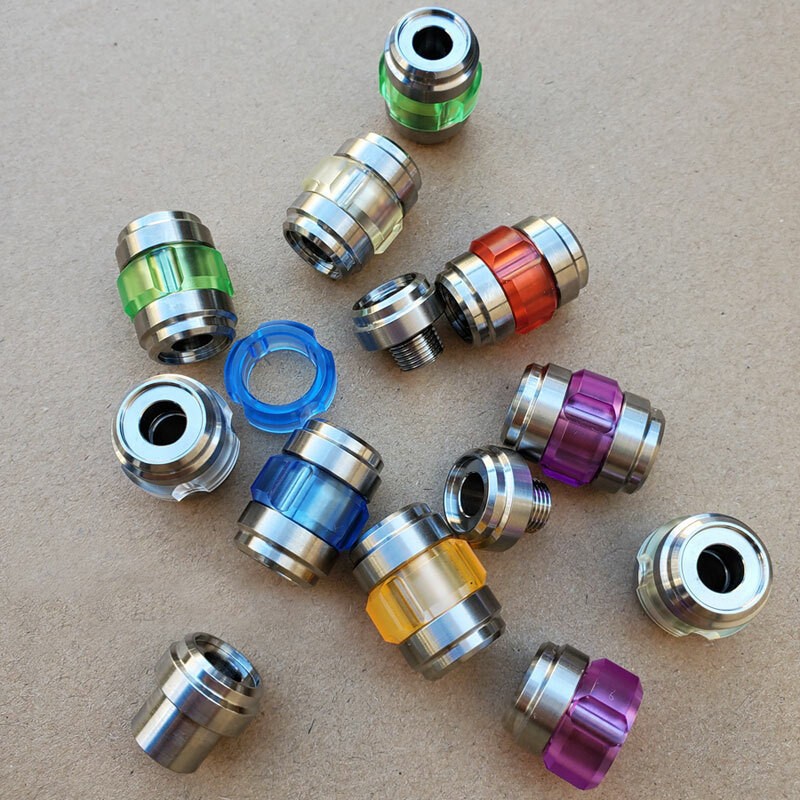 New Titanium Alloy Resin Lightweight EDC Lanyard Bead Necklace Pendant Tool DIY