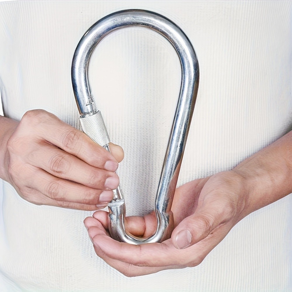 Durable Screw Gate Outdoor Carabiner fits Hammock Backpacking Camping Activities