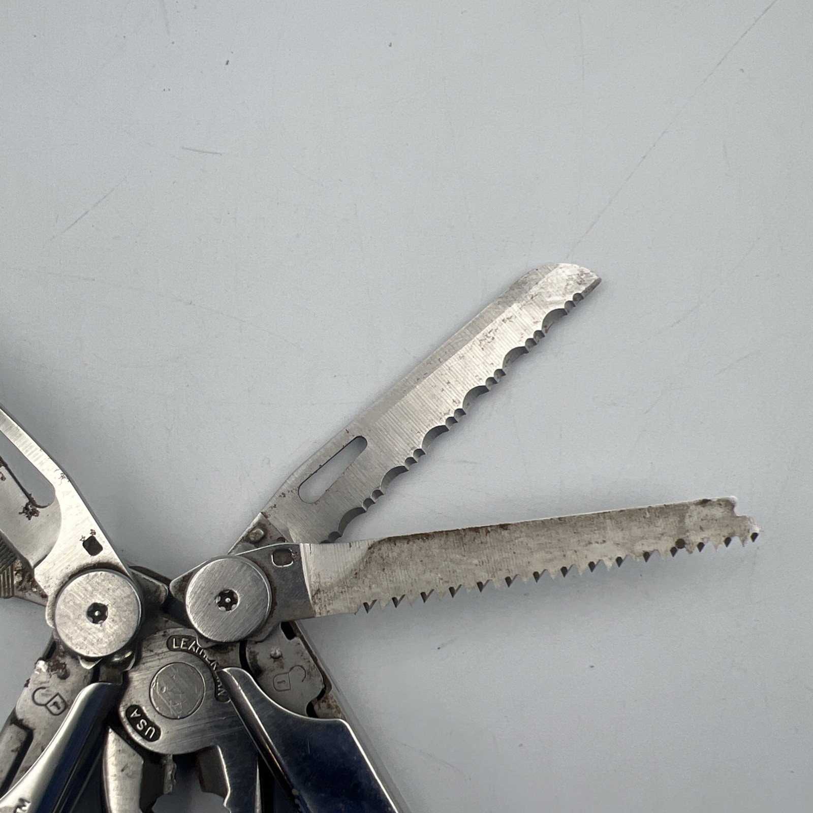 Vintage LEATHERMAN WAVE Pat.Pending Original Multi Tool with leather sheath