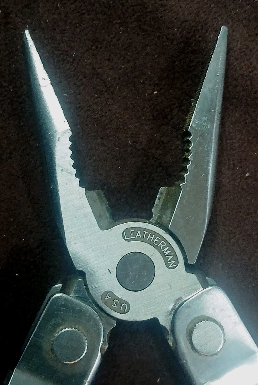 Vintage Pat. Pend. Letherman Super Tool With Blk Nylon Sheath, U.S.A.
