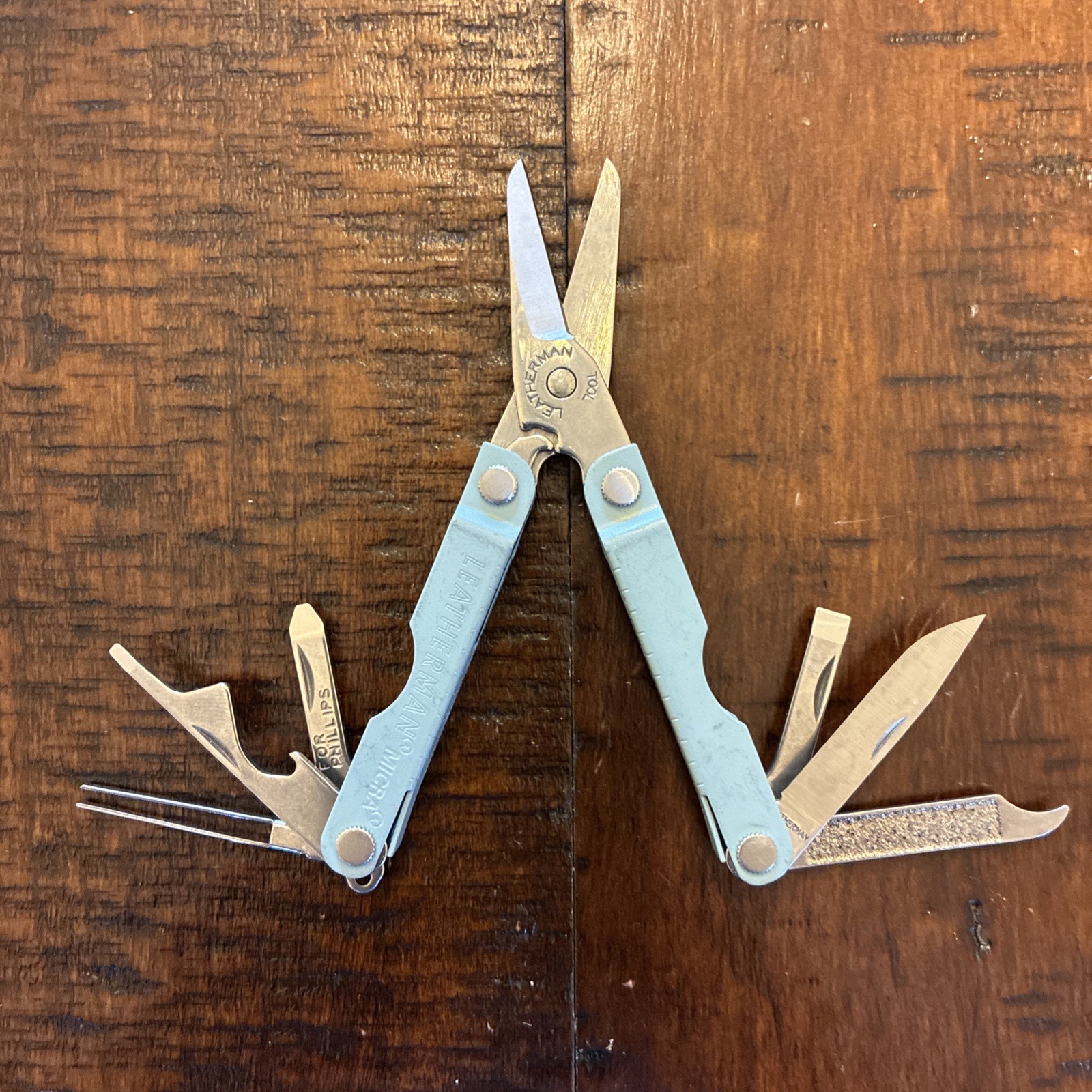 Leatherman Micra Arctic Blue Multitool Anodized Aluminum – 11/23