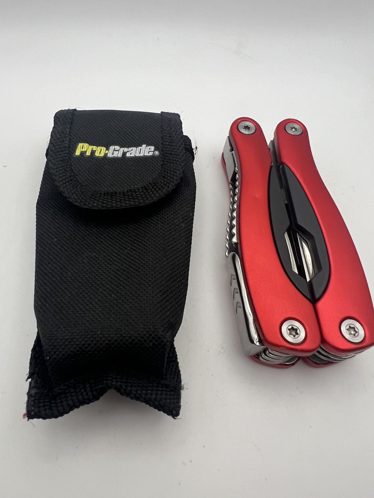 Pro-Grade Multi Tool Folding Pocket Pliers Knife Saw File Bottle Opener with Cas