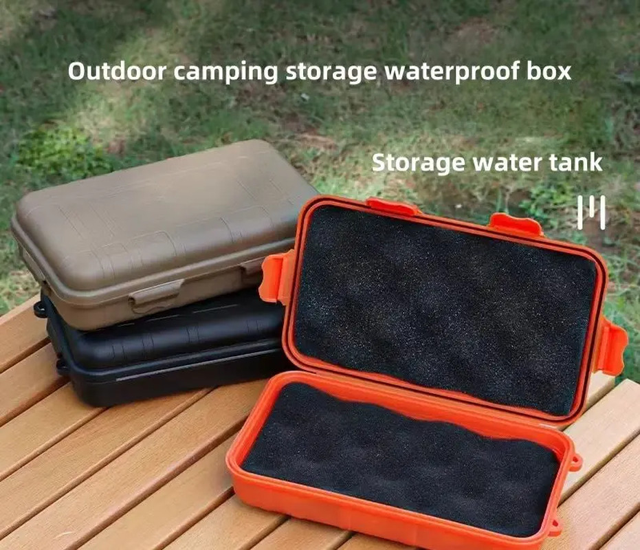Extra Large EDC Tool Outdoor Survival Kit Box, Shockproof and Waterproof Box, Se