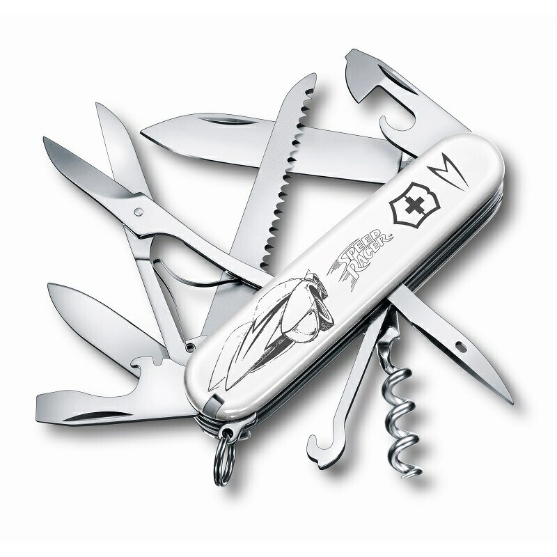Victorinox Huntsman Knife Speed Racer Drawing White Multi Tool Japan Limited