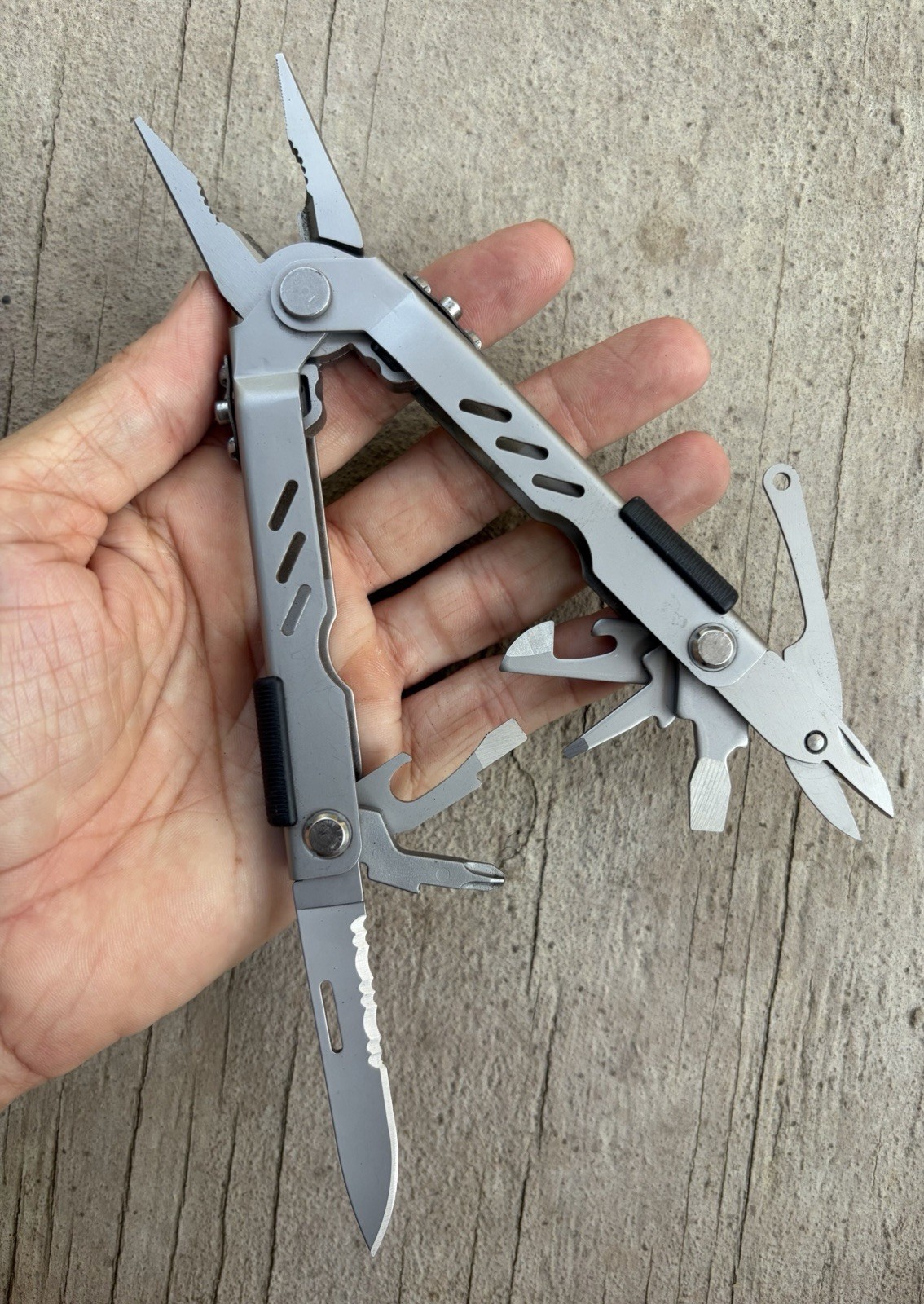 GERBER USA MP400 COMPACT SPORT EDC MULTI-TOOL PLIERS KNIFE SCISSORS & SHEATH EXC