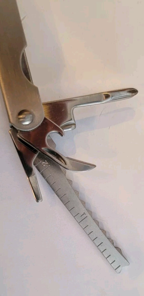 Multi-tool pliers with Sheath, And Belt Holder plus 9 tools Many functions, New