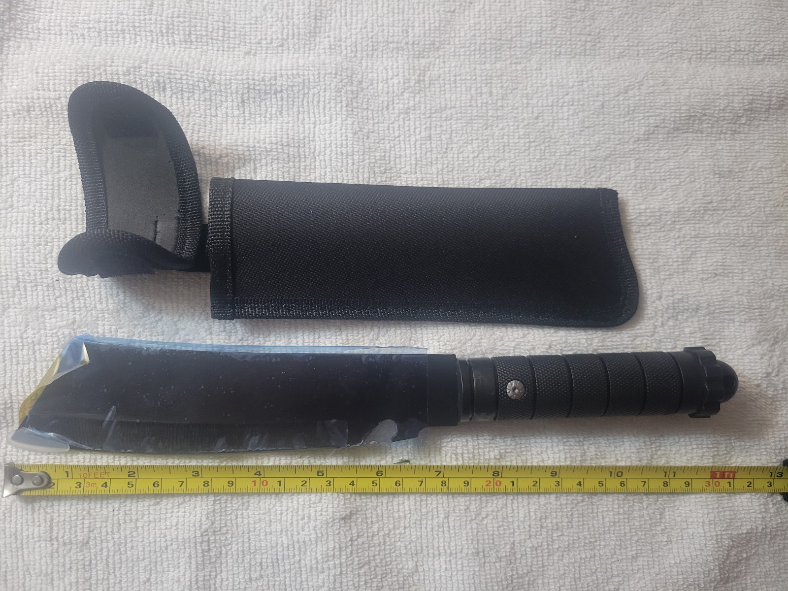 Multi Use Fixed Blade Knife/Cleaver W/Sheath By Knives Blade Outdoor Supply (B9)