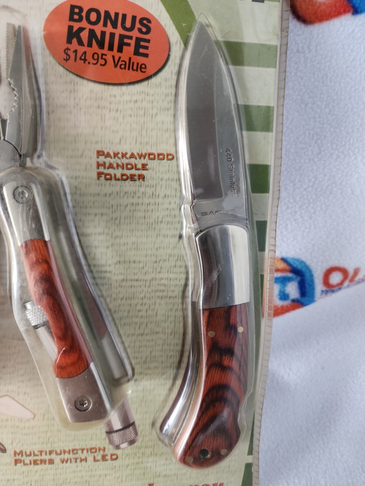 New Sarge SKT-20C/96 Task Master Multi-Tool & Bonus Knife with Pouches