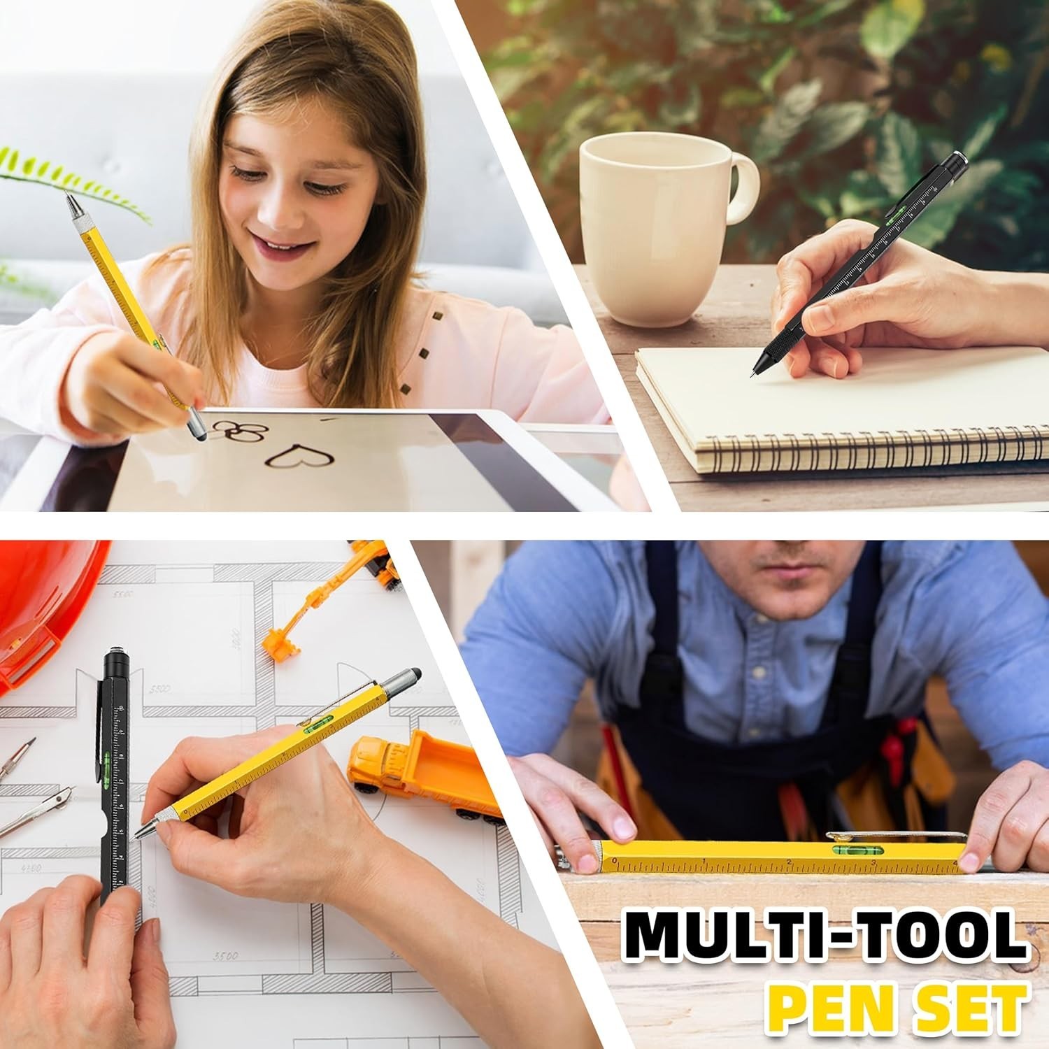 10 in 1 Multi Tool Pen Set – Christmas Gifts for Dad, Grandpa, Men – Stocking St