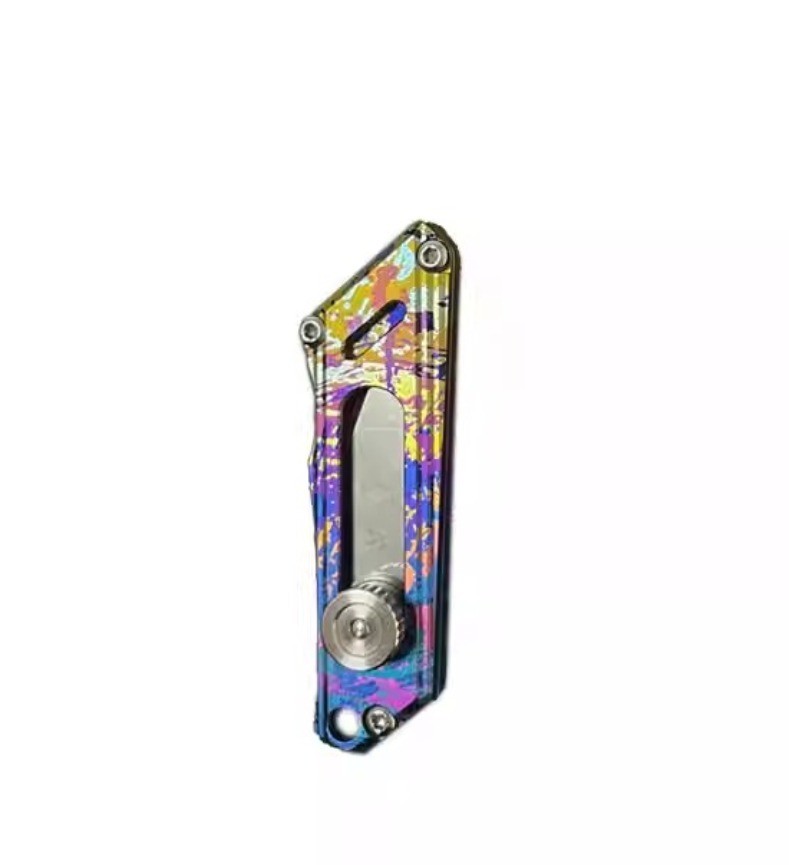 Titanium alloy EDC push up Tool Simple and practical