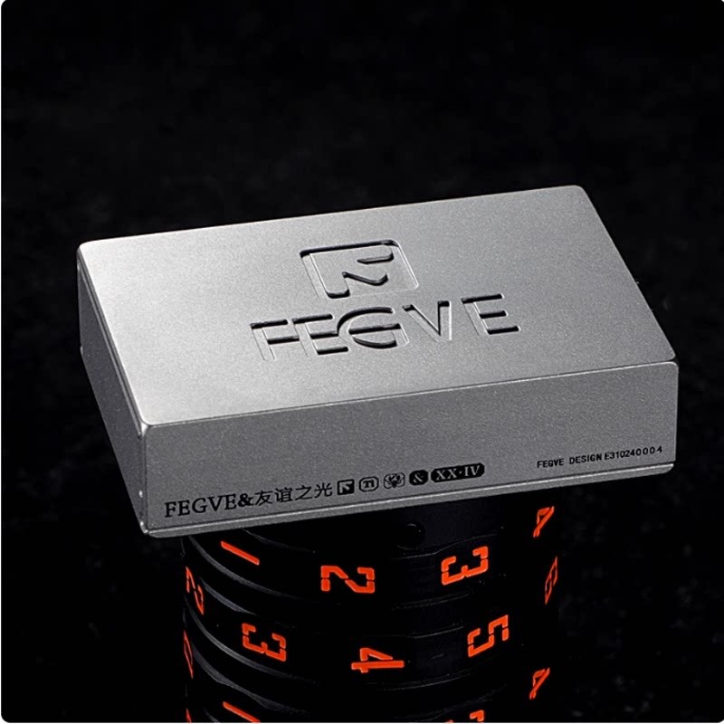 Titanium alloy EDC Storage Box medicine Box Outdoor Matchbox Mechanical slider