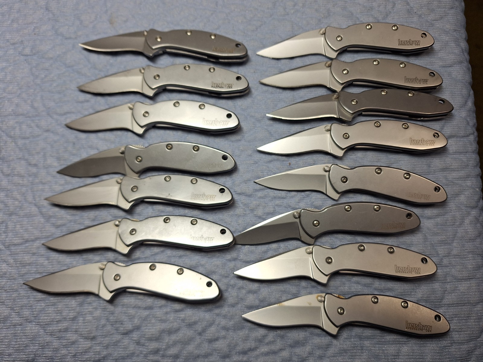 1 KERSHAW CHIVE KNIFE ASSISITED Fishing Camping Excellent LOT AZ28