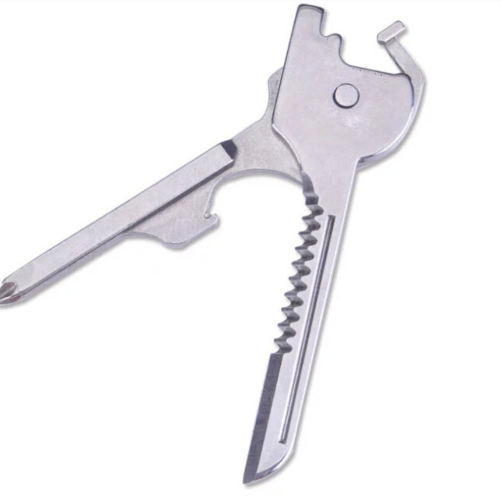 6 In 1 Keychain Multi-tool Key Screwdriver Mini Knife Camping and Daily Tool